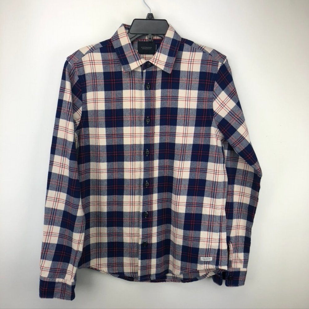 Scotch & Soda Cotton Shirt Plaid
